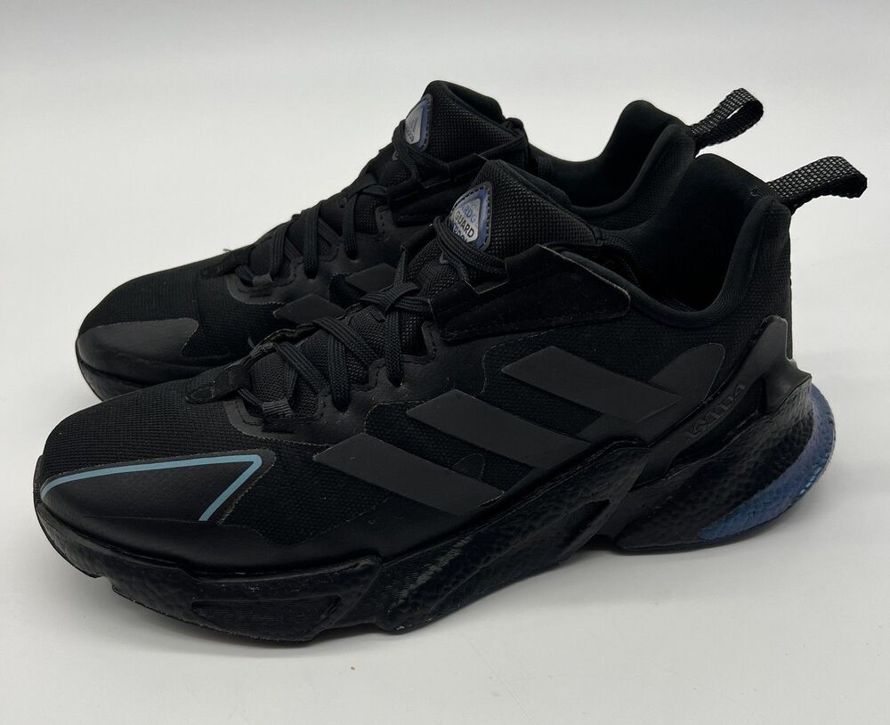 Adidas X9000L4 Guard Mens Shoes Size 8.5 Core Black /iridescent blue